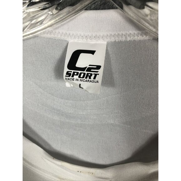 C2 Sport Men’s T-Shirt Driven By The Spirit White Cross Biker Shirt Size Adult L - Picture 3 of 8
